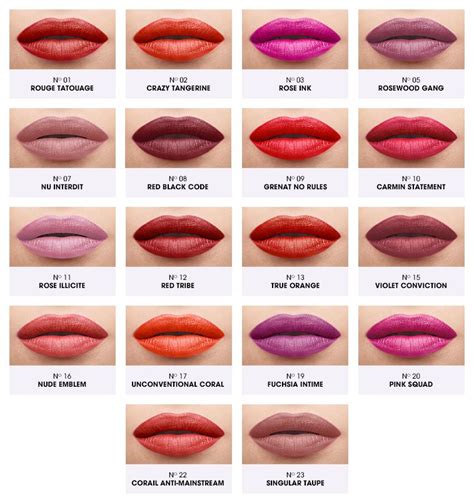 ysl tatouage couture liquid matte lip stain swatches|ysl lip stain reddit.